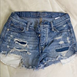 American eagle jean shorts